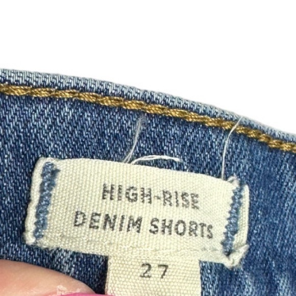 Madewell High-Rise Denim Shorts Size 27 - Picture 8 of 10